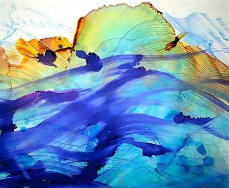 julie's abstract painting
