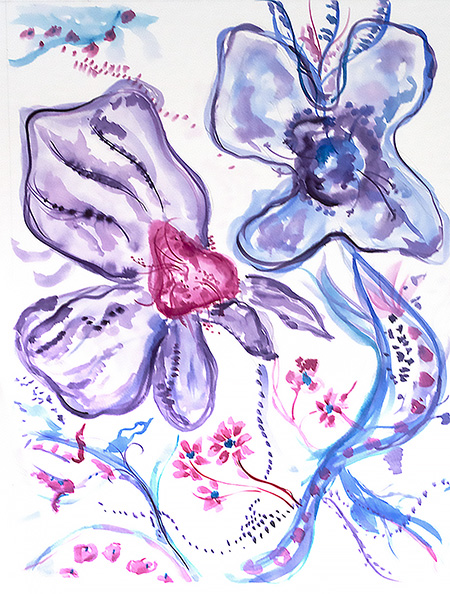 julie's flower painting